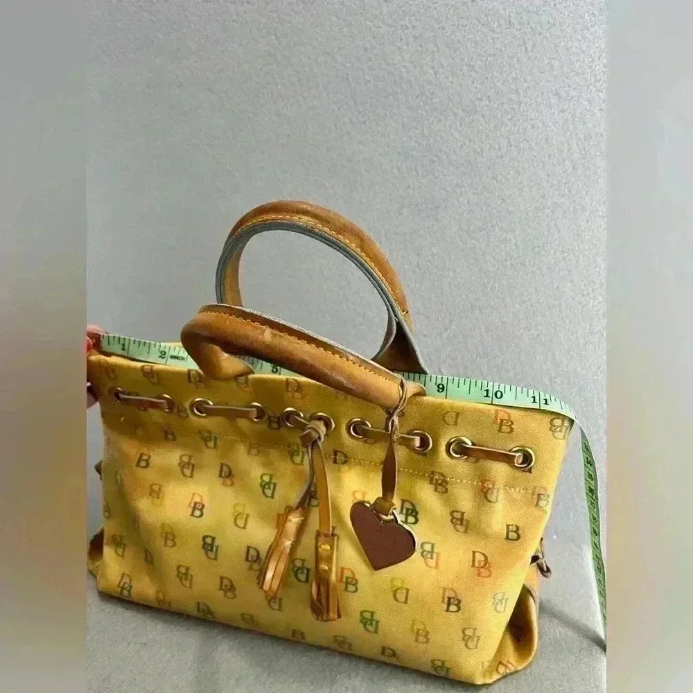 Dooney and Bourke Y2K tassel, rainbow, handbag, signature, retro, purse